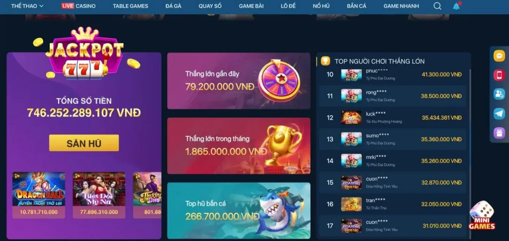 Các loại game bắn cá phổ biến tại Baowin